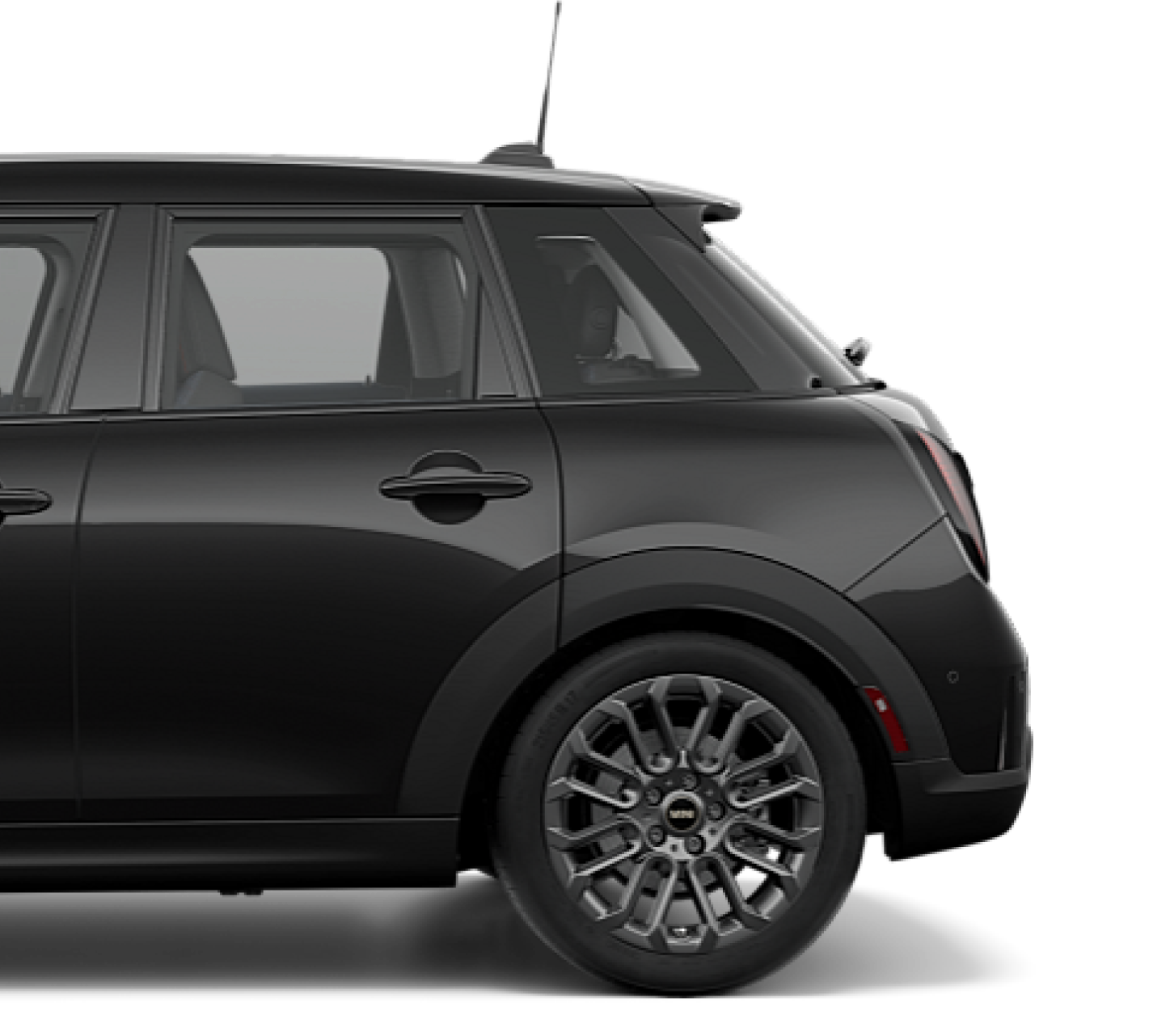 Side view of the rear of a MINI.